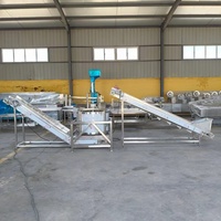 Essoreuse centrifuge industrielle à décharge automatique par le bas, machine de déshydratation de légumes haute capacité pour salades et légumes