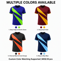 Vollständig Anpassbares Digital-Druck Fußball-Trikot-Set Nahtlos 100% Polyester für Herren Team Schule Fan Sommer Outdoor-Nutzung