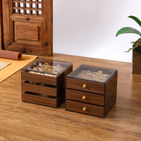 Boîte de rangement à bijoux de luxe en cuir exquis à 5 couches, multifonctionnelle, grande capacité, pour boucles d'oreilles, colliers, accessoires de tête