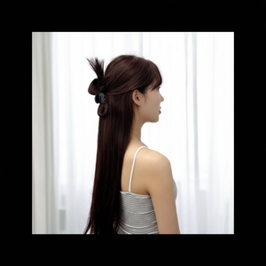 Jhqrvvn _ 4b pinze bagnate spille metà acconciatura accessori in castano Choco - Product Image 1