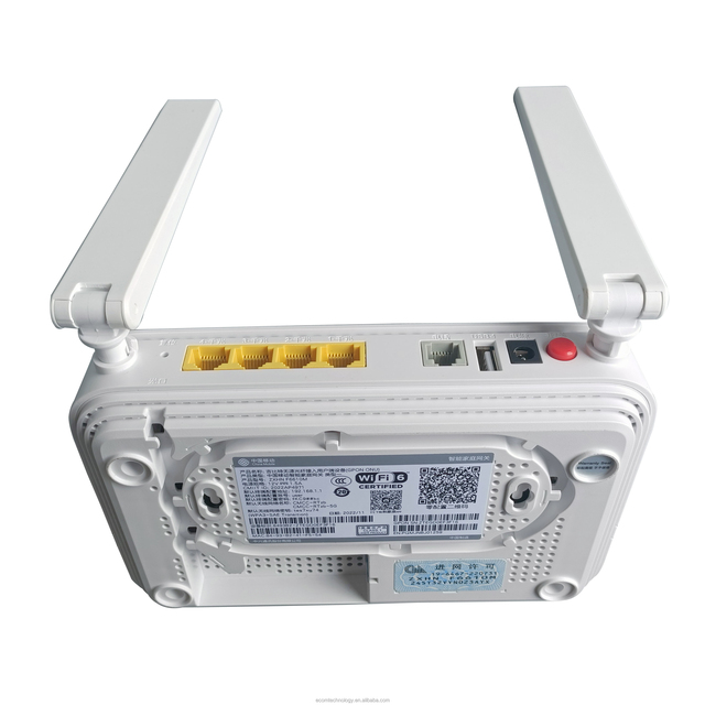 WIFi6 GPON XPON F6610M F6610M0 4GE+1POTs+Antenna 7DB 2.4G&5G WIFi Fiber Optical Equipment ONU EG8145X6 Ftth Gpon Onu