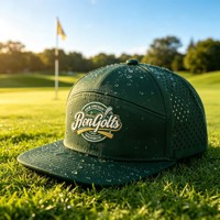 Gorras de Béisbol Personalizadas con Corte Láser, Gorras Estructuradas con Cierre a Presión, Logotipo Bordado e Impresión Personalizada