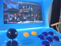 Console de jeu d'arcade miniature de table pour 2 joueurs Pandora Box avec écran, jeu de combat d'arcade pour salle de repos des employés
