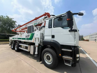 Nouveau modèle XS37 Camion pompe à béton à bras de 37 m, châssis 6x4, équipement de livraison de béton pour bâtiments commerciaux, à économie d'énergie