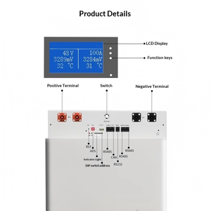 Cross-Border Exclusive Home Solar PV Energy Storage LFP Battery 51.2V 330Ah Floor-Standing Emergency Power Supply Model GSR555 - Product Image 4