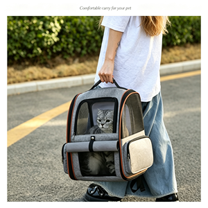 Portable Expandable <b>Cat</b> <b>Backpack</b> Foldable Breathable Pet Carrier Bag Outdoor Travel Shoulder Bag for Small <b>Cats</b> Dogs - Product Image 6