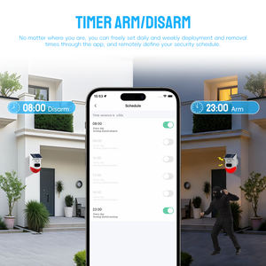 Sensor de Movimiento PIR Solar Inteligente WIFI MYQ Tuya, <span class=keywords><strong>Alarma</strong></span> Inalámbrica con Control Remoto por Aplicación, Resistente al Agua para Exteriores - Product Image 6