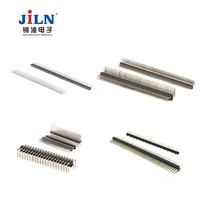 Conector de Clavija de Doble Fila en Ángulo Recto Jiln de 2.54 mm, Espaciador de Placa PCB, Conector Macho, Conector Hembra USB, Conector Macho de 2 Pines Ylcnc