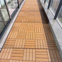 Dalles de terrasse en bois composite WPC écologiques 300x300mm, dalles de terrasse emboîtables, dalles de terrasse pour patio