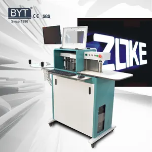 BYTCNC factory advertising light box 3d letter sign led light cnc channel letter bending machine