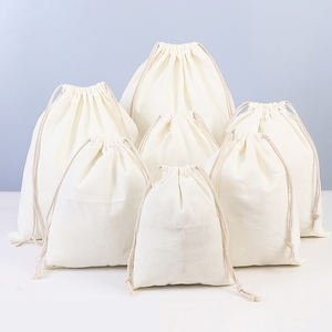 Bolsa de Algodón de Moda con Logotipo Personalizado, Mochila Reutilizable de Alta Calidad, Bolsa con Cordón de Algodón Ecológica - Product Image 3