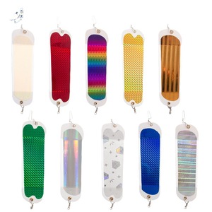 Señuelo de pesca de agua media con doble aleta de 5.5, 8 y 11 pulgadas para salmón, cebo duro para pesca con señuelos - Product Image 1