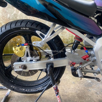 Tuyau de frein hydraulique renforcé en acier tressé pour moto tout-terrain, tube de conduite d'huile d'embrayage pour Honda Yamaha Suzuki Bajaj