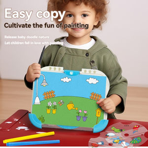 Proyector de dibujo para niños, almohadilla de trazado iluminada, juguetes para dibujar, tablero de pintura, caja, juguete para juego de simulación - Product Image 6