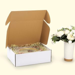 Set di <span class=keywords><strong>20</strong></span> Scatole di Spedizione Rettangolari Personalizzate in Cartone Ondulato Bianco per Spedizioni dalla Cina - Product Image 6