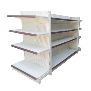 Eupo Style Display Gondola supermercato scaffale di alta qualità moda bianco metallizzato Duty blu OEM Steel <span class=keywords><strong>Store</strong></span> - Product Image 1