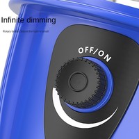 Lampe de camping LED portable à intensité variable avec poignée, longue durée de vie (50 000 heures), technologie COB, étanche IP55, nickel-hydrure métallique