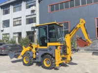 SNSC Mini-Radlader 3500KG Baggerlader für Landwirtschaft/Gartenbau 4-Rad-Lader-Bagger mit Günstigem Preis