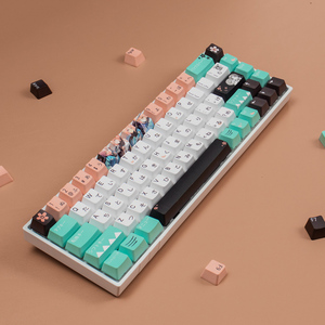 Ensemble de touches de clavier PBT pour clavier mécanique, jeu d'anime Fate <span class=keywords><strong>Okita</strong></span> Souji, 122 touches, sublimation par teinture PBT - Product Image 2