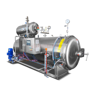 Autoclave de stérilisation automatique ZLPH à pulvérisation d'eau pour la mise en conserve des aliments, des bouteilles, des jus, des produits alimentaires, avec contrôle tactile PLC - Product Image 1