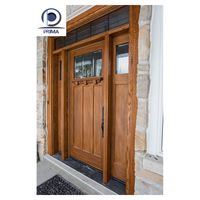 Porte en bois sur mesure avec technologie de production avancée et aspect bois naturel pour les espaces architecturaux modernes