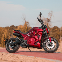 Scooters électriques sportifs pour adultes, motos électriques à pédales, 90 mph avec 72V 8000W