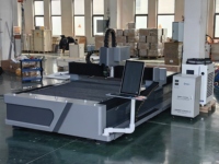 Machine de découpe laser à fibre grand format 4020 CNC pour tôles en acier au carbone et en acier inoxydable épais