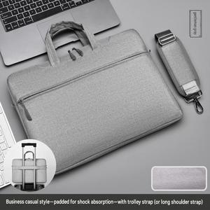 Sac à dos imperméable en PU, sac de voyage pour ordinateur portable, sac messager professionnel, grande capacité, polyester durable, sac portable pour homme - Product Image 3
