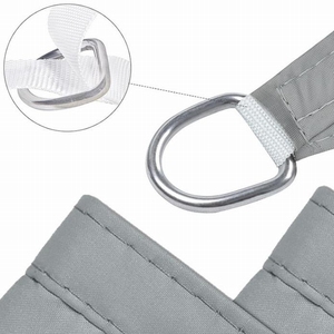 Sun <span class=keywords><strong>Shade</strong></span> Sail tam giác không thấm nước cho Patio yard pergola UV khối dù để che nắng màu xám cát màu ngoài trời hình chữ nhật Sun <span class=keywords><strong>Shade</strong></span> Sail - Product Image 5