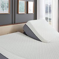 Vente en gros en usine Cadre de lit réglable électrique Massage fendu sur le dessus Télécommande Tissu Matelas Pliable Pliant Acier Métal