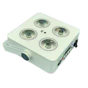 Luces Móviles Inalámbricas DMX 6 en 1 de 4x18W con Batería, Aluminio+Plástico, IP33, 8000K, Luz Par, con Maleta de Transporte Tipo Aviación - Product Image 3