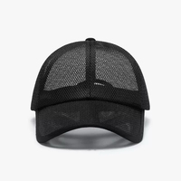 Casquette Trucker 6 Panneaux en Maille Intégrale Respirante Légère Tendance Été Unisexe