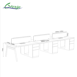 Venta Caliente <span class=keywords><strong>de</strong></span> Espacios <span class=keywords><strong>de</strong></span> Trabajo Compartidos Modernos, Estación <span class=keywords><strong>de</strong></span> Trabajo <span class=keywords><strong>de</strong></span> Oficina Modular, Escritorio <span class=keywords><strong>de</strong></span> Espacio Abierto para 4/6 Personas, Muebles Comerciales - Product Image 5
