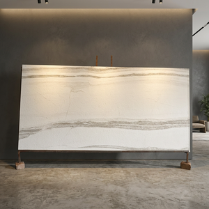Revêtements muraux en pierre d'ardoise flexible de style rustique pour intérieur/extérieur, translucides, fins, finition naturelle, certifiés CE, 5 ans et plus - Product Image 4