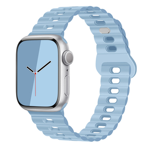 Stile caldo doppio colori cinturino in silicone per Iwatch serie cinturino in Silicone per Iwatch Silicone cinturino con fibbia lampo in silicone - Product Image 5