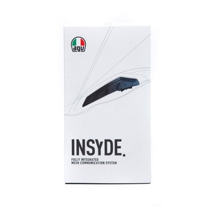 Intercomunicador AGV Insyde Negro, Sistema de Comunicación Mesh Totalmente Integrado con Cancelación de Ruido DSP para Motocicleta - Product Image 1