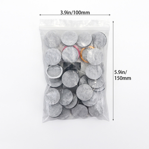 Anillo Metálico Reutilizable con Filtros de Repuesto, Filtro de Carbón Activado para Embudo Bucal de Silicona Universal (4 Anillos/30 Filtros) - Product Image 2