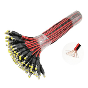 12V 5,5x2,1 mm vrouwelijke DC-voedingsaansluiting Jack Connector Kabelstekkerdraad voor CCTV LED-licht - Product Image 5