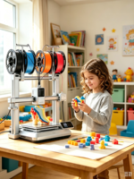 Imprimante 3D Kobra X ACE GEN2 270*200*270mm, haute vitesse, haute précision, semi-automatique, de bureau, FDM, nouvelle, PLA, pour l'éducation des enfants