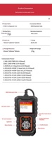 Lecteur de codes et analyseur/décodeur de diagnostic automobile OBD II transfrontalier amélioré CY3001