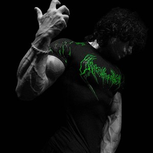 Dark Formal Crocheted 280gsm <b>Mens</b> <b>Compression</b> Tee Stretch Slim Fit Fitness Training Sport T-<b>shirt</b> - Product Image 1