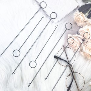 Herramienta al por mayor para enhebrar cordones, enhebrador de hilo flexible de metal, gancho para lazos, enhebrador de cordón elástico, herramientas de costura - Product Image 3