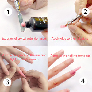 120 pièces de formes à ongles pour extensions, formes <span class=keywords><strong>ballerine</strong></span> et amande, autocollants préformés avec échelle de mesure pour ongles en acrylique - Product Image 5