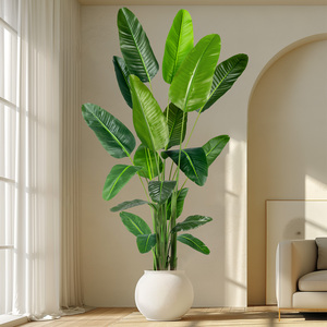 Nhân tạo du lịch của cây cọ chất lượng cao lớn lá cây xanh trồng trong nhà nhà vườn nhà trang trí cây - Product Image 6