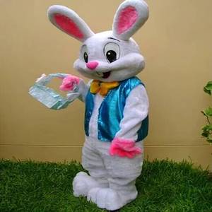 Costume de Mascotte Lapin de Pâques, Déguisement Animal Lapin pour Fête, Tenue de Cosplay Homme - Product Image 3