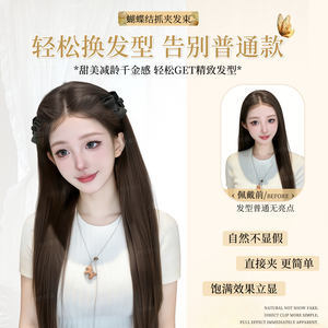 Perruque tressée longue et droite, queue de cheval mi-haute, ligne de cheveux naturelle, fibre Kanekalon, cheveux synthétiques PY533 - Product Image 2