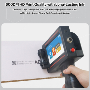 D10 600dpi 12.7mm Multipurpose Smart Handheld <strong>Portable</strong> 4.3Inch Mini Inkjet <strong>Printer</strong> for Wood Metal Packaging Sublimation - Product Image 2