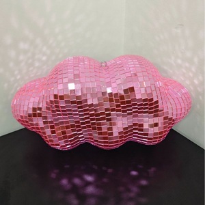Adorno Colgante de Bola de <span class=keywords><strong>Discoteca</strong></span> Transfronteriza, Nube de <span class=keywords><strong>Discoteca</strong></span>, Decoración para el Hogar, Artesanía, Adorno Navideño, Accesorio para Crear Ambiente - Product Image 3