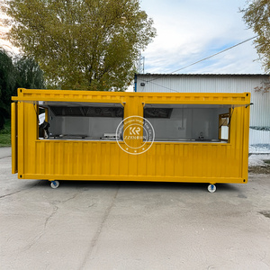 Precio al por mayor Prefab Container Cafe Shipping Container Coffee Shop Container Coffee Cafe Shop Bar Restaurante con cocina - Product Image 3