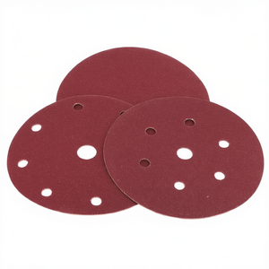 Disco de Lijado con Velcro Ttake, Grano 60, Abrasivo de Corindón para Pulir Madera y Metal - Product Image 2